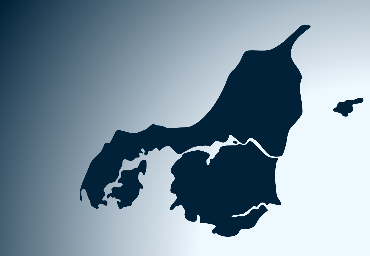 Kort over Region Nordjylland