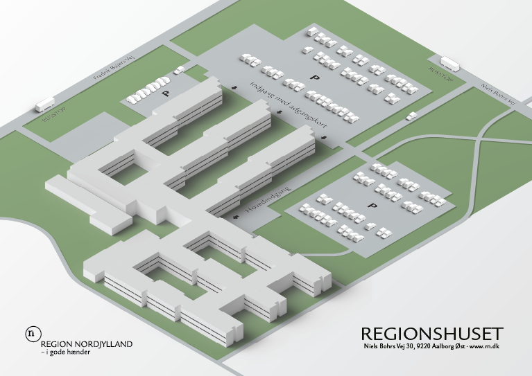 Kort over Regionshuset