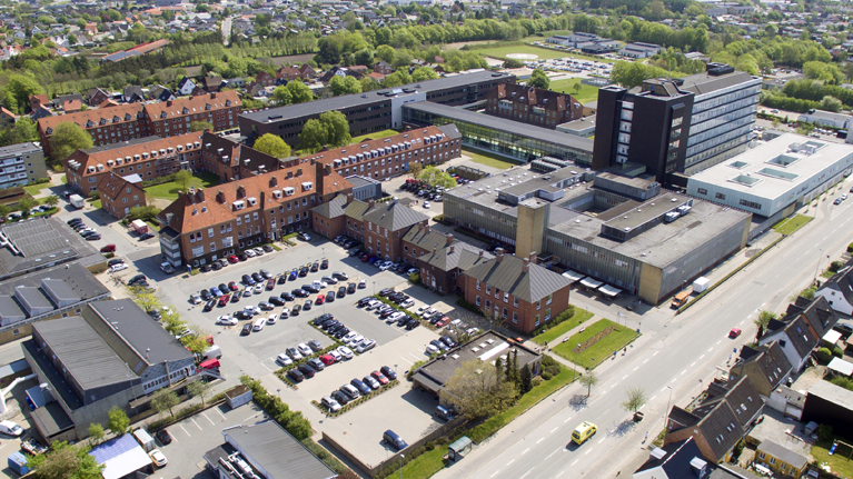 Regionshospital Nordjylland, Hjørring - luftfoto