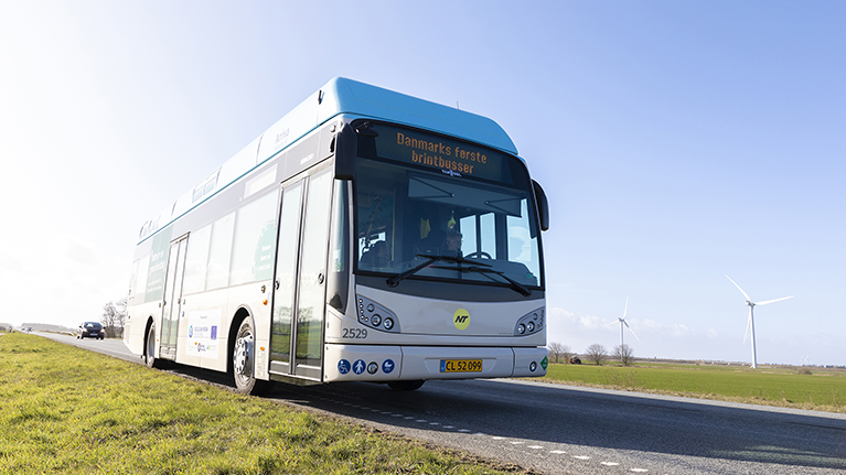 Danmarks første brintbusser kører i Nordjylland