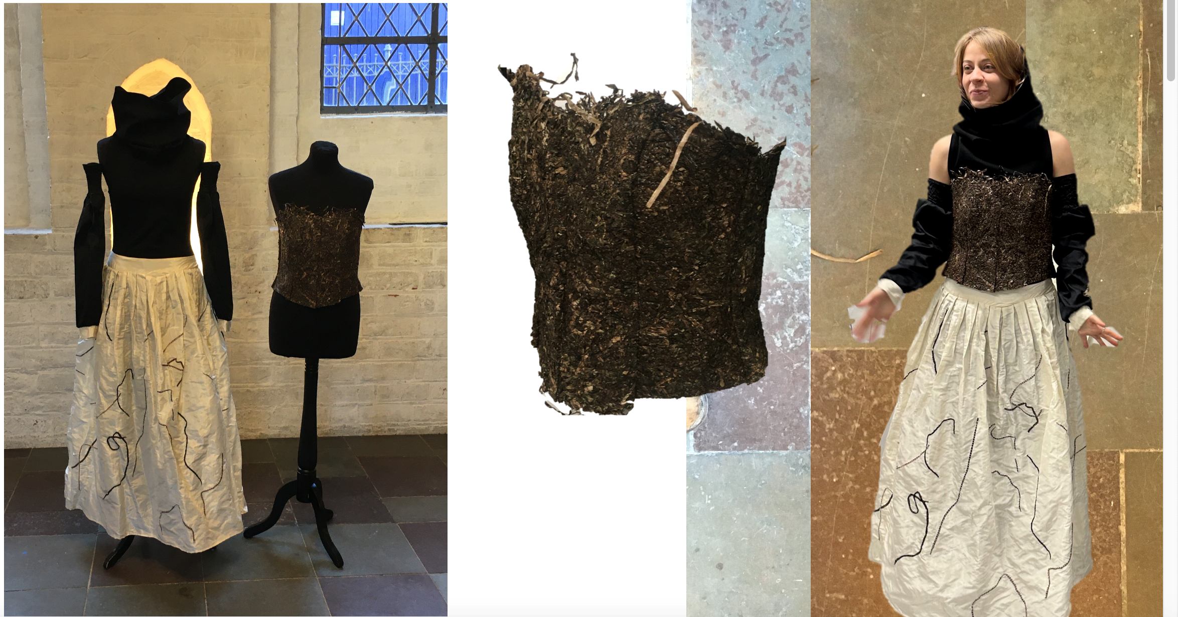 Tang og tekstiler, Læsø Kunsthal. Foto: Johanne Haahr Vibild.