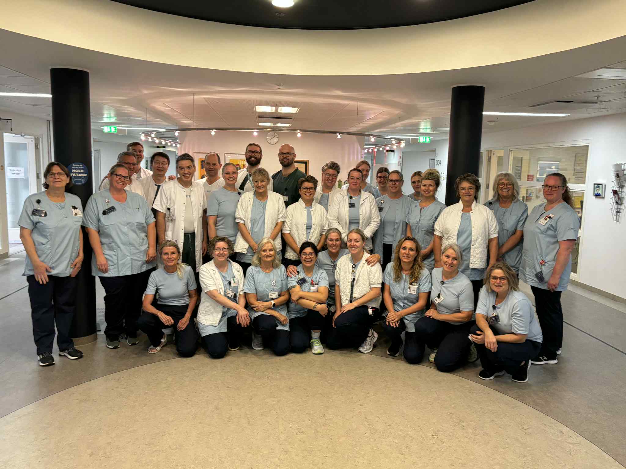 Gruppefoto ortopædkirurgisk Afdeling