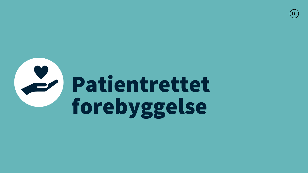 Patientrettet forebyggelse